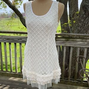 Chic White Dress by Young Essence